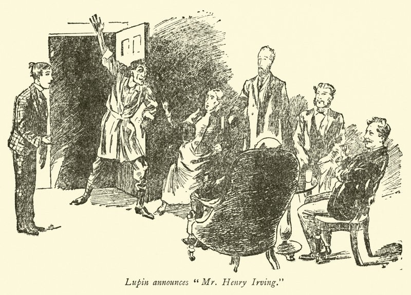 Lupin tillkännager Mr Henry Irving av Weedon Grossmith