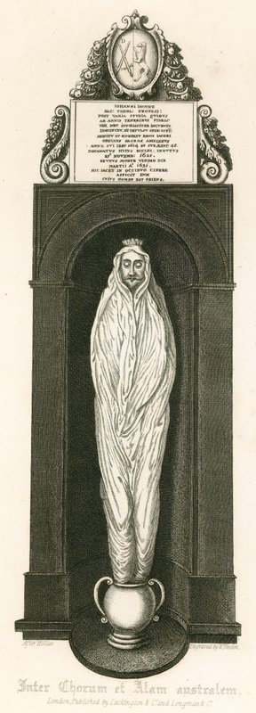 Dr John Donne av Wenceslaus Hollar