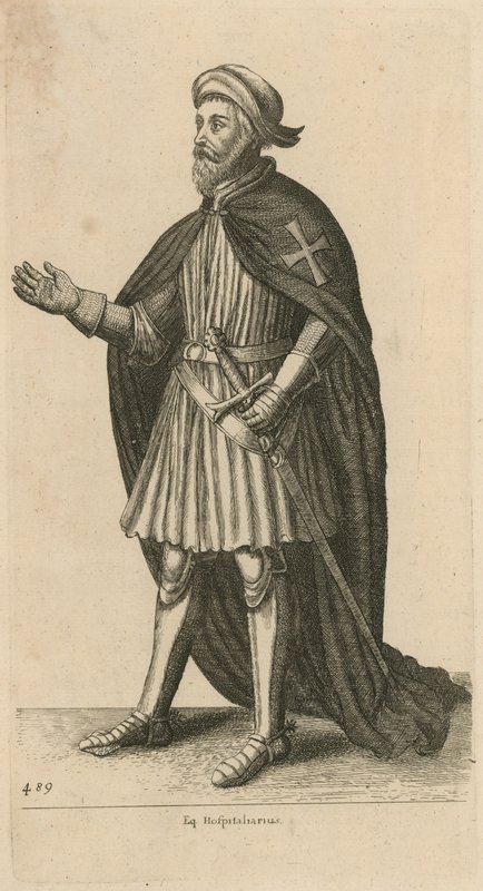 Eq Hospitaliarius av Wenceslaus Hollar