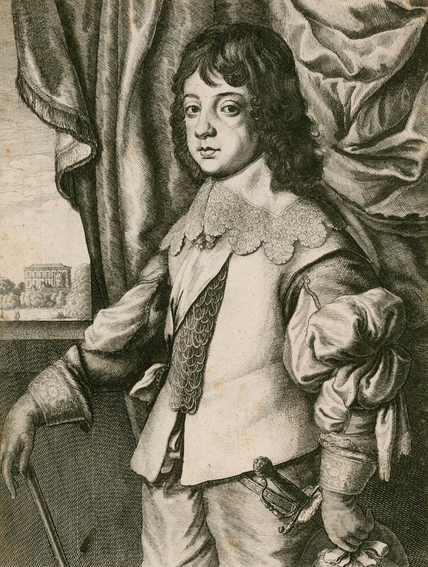 Kung Karl II som pojke av Wenceslaus Hollar