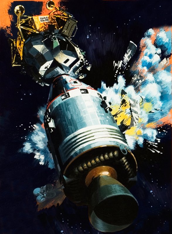 Apollo 13 av Wilf (20th century) Hardy
