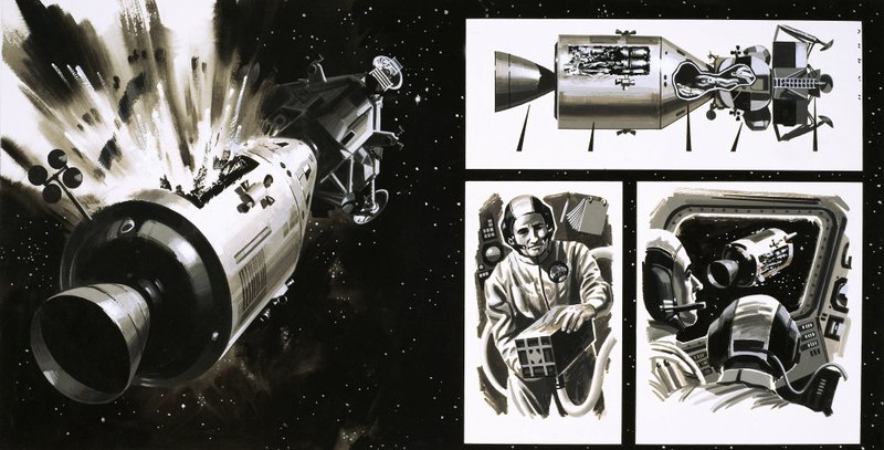 Apollo 13-uppdraget av Wilf (20th century) Hardy