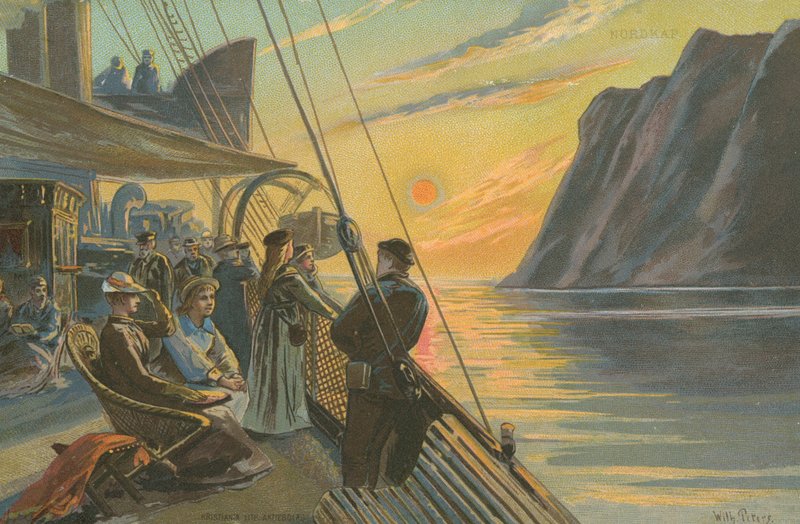 Nordkap (chromolitho) av Wilhelm Peters