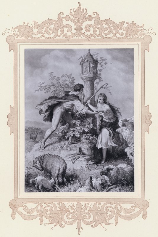 Heideroslin (sten) av Wilhelm von (after) Kaulbach