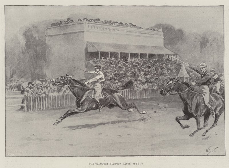 Calcutta Monsoon Races, 16 juli av William Barnes Wollen