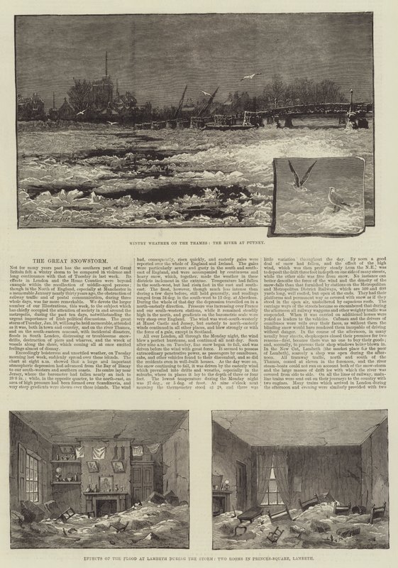 Den stora snöstormen av William Biscombe Gardner