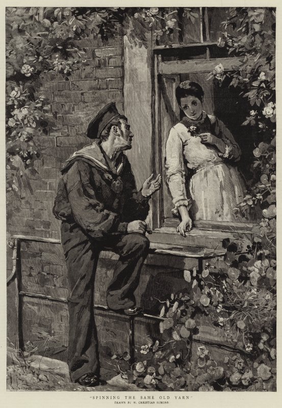 Att spinna samma gamla garn av William Christian Symons