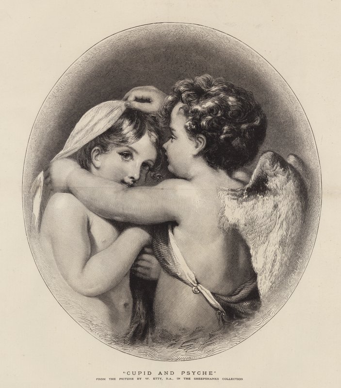 Amor och Psyke av William Etty