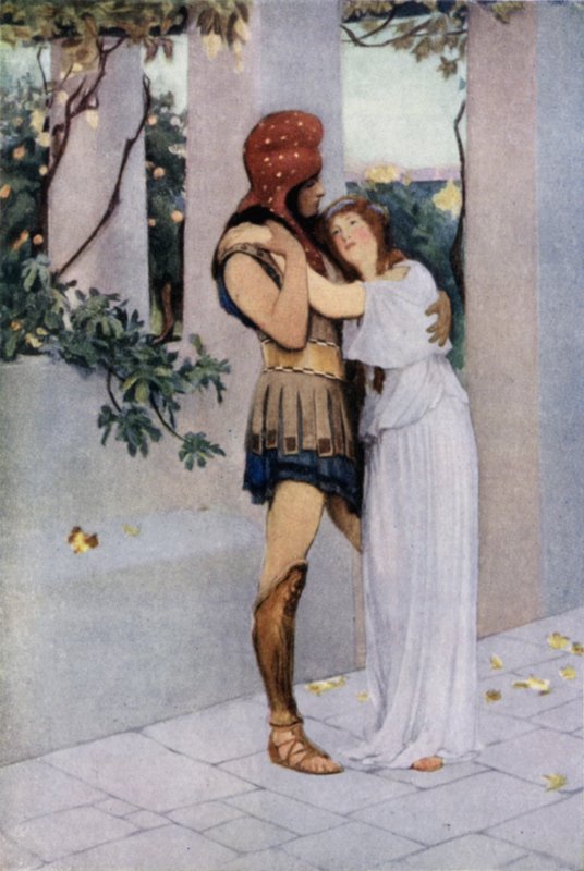 Troilus Och Cressida av after William Henry Margetson