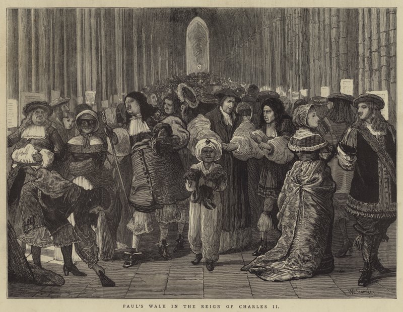 Pauls vandring under Karl II:s regeringstid av William III Bromley