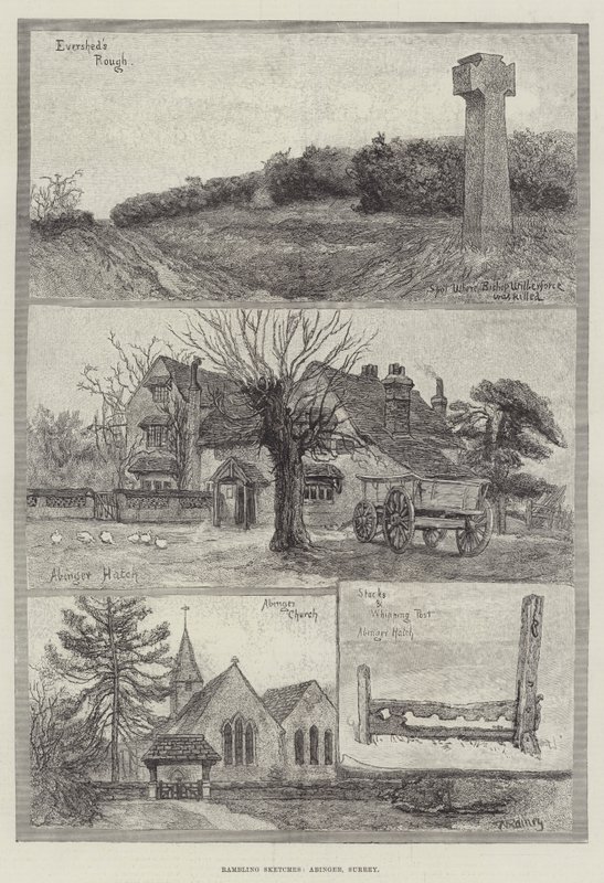 Vandringsskisser, Abinger, Surrey av William Rainey