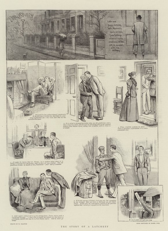 Historien om en latchkey av William Ralston