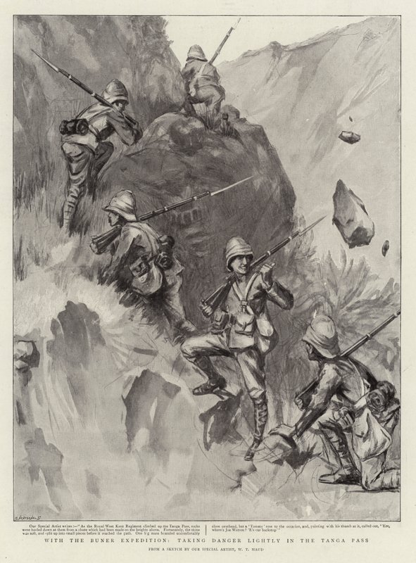 Med Buner Expedition, ta lätt på fara i Tangapasset av William T. Maud