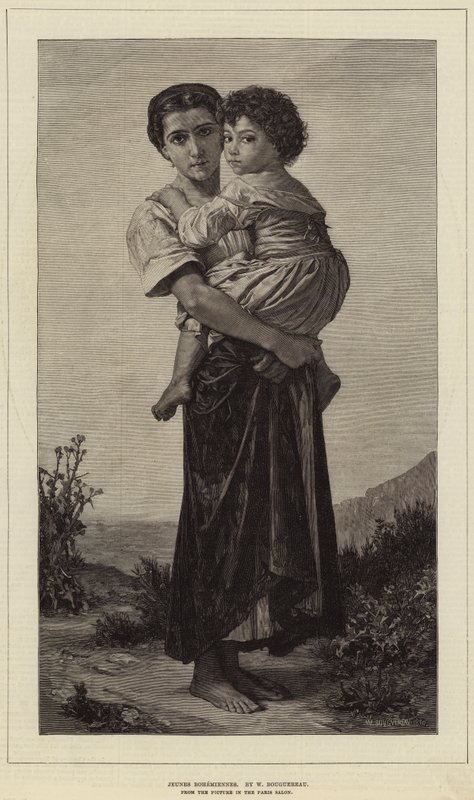 Unga bohemer av William Adolphe Bouguereau