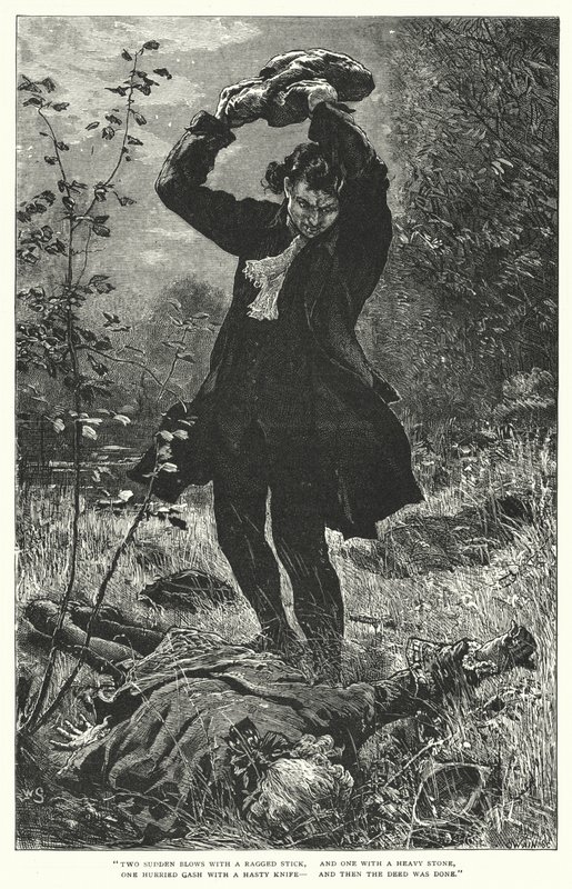Drömmen om Eugene Aram (gravyr) av William (after) Small