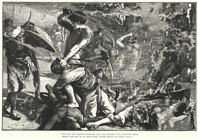 The Sack of Baltimore (gravyr) av William (after) Small