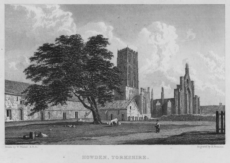 Howden, Yorkshire (gravyr) av William (after) Westall