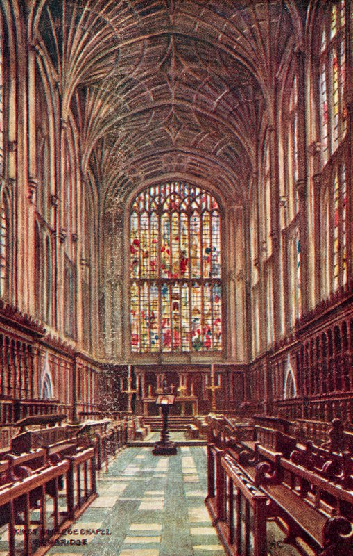 Kings College Chapel, Cambridge av William Affleck Carruthers