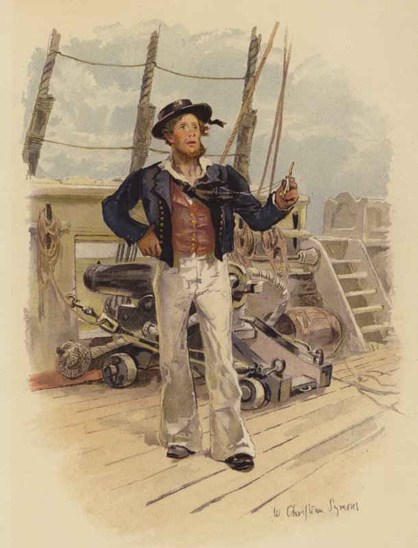 Boatswain, about 1820  av William Christian Symons