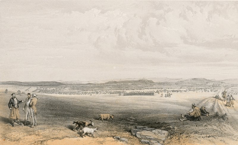 Läger av Light Division av William Crimea Simpson