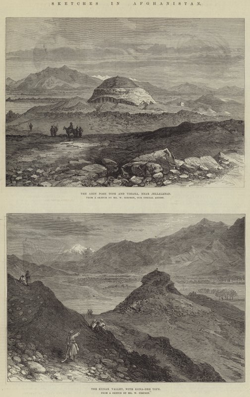 Skisser i Afghanistan av William Crimea Simpson