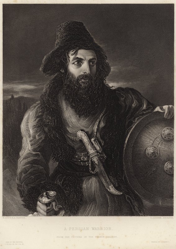 En persisk krigare av William Etty