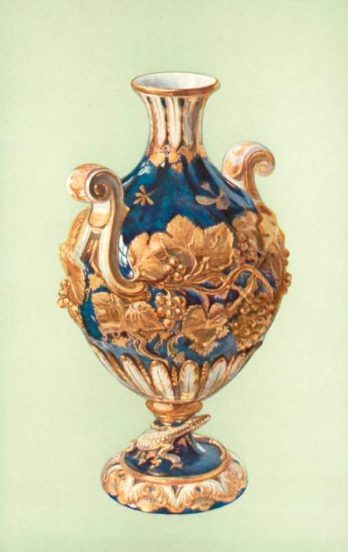 Vas, Chelsea, Mazarine Blue (färg litho) av William Gibb