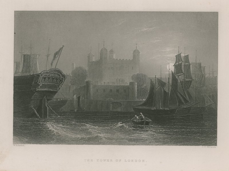 Towern i London av William H. Bartlett