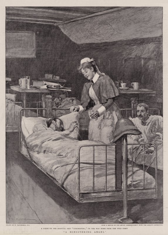 En tjänstgörande ängel av William Hatherell