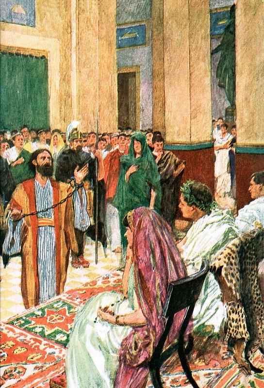 Paulus inför Agrippa av William Hatherell