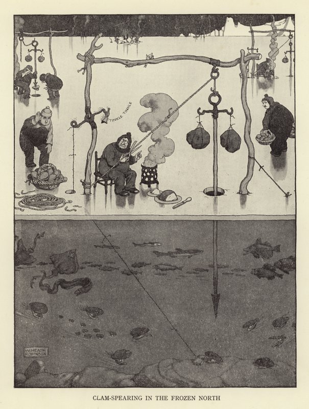 Musslor i det frusna norr av William Heath Robinson