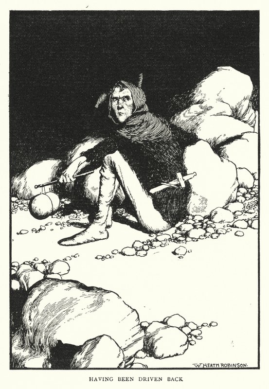 Efter att ha blivit tillbakakörd (litho) av William Heath Robinson