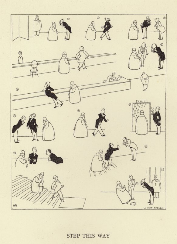Kliv så här av William Heath Robinson
