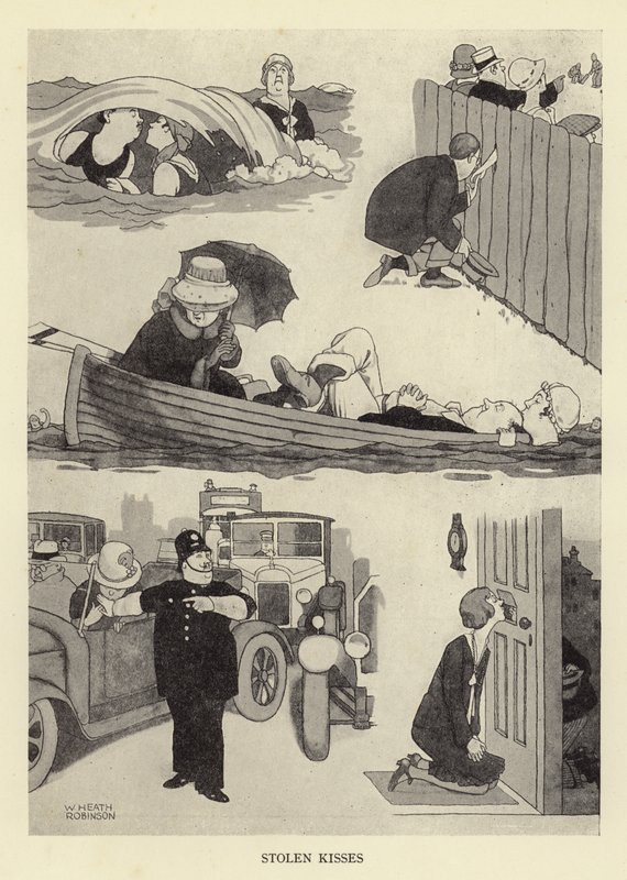 Stulna kyssar av William Heath Robinson