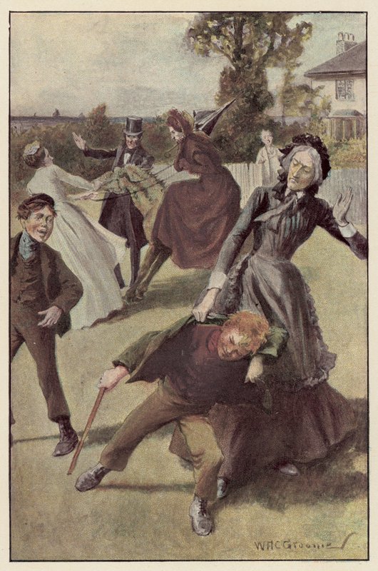 Min moster kastade sig över honom av William Henry Charles Groome