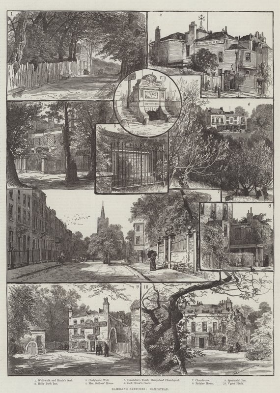 Rambling Sketches, Hampstead av William Henry James Boot