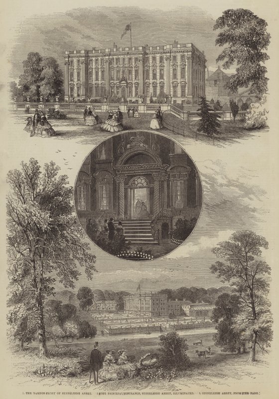 Queens besök i Warwickshire av William Henry Prior