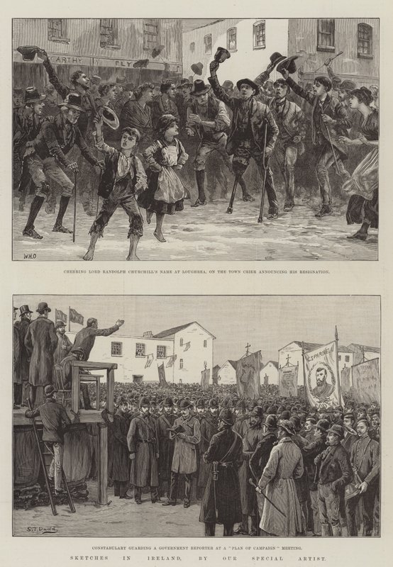 Skisser i Irland av William Heysham Overend