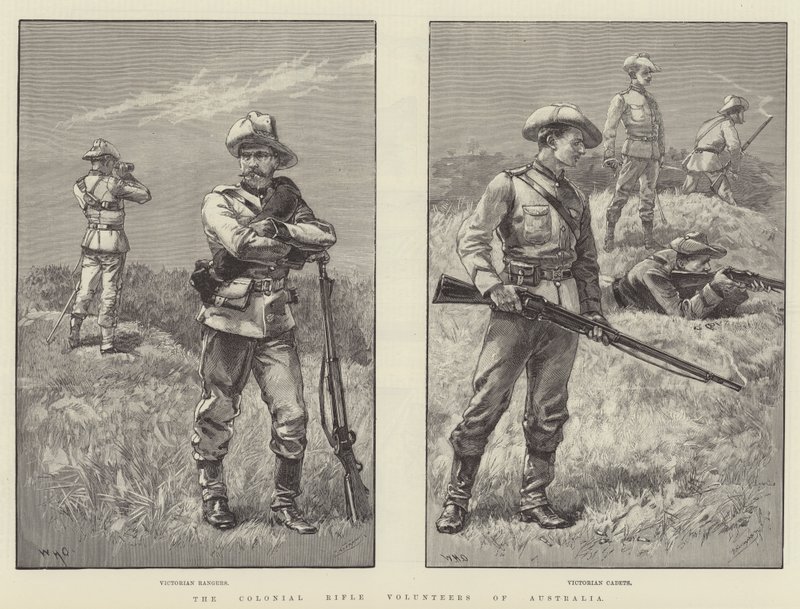 The Colonial Rifle Volunteers of Australia av William Heysham Overend
