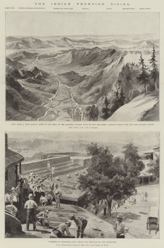 Indian Frontier Rising av William Heysham Overend