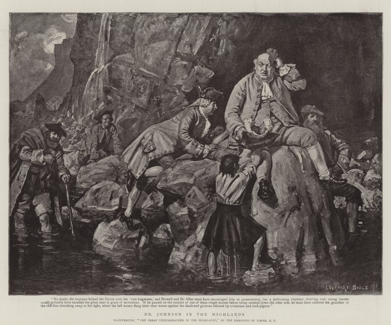 Dr Johnson i högländerna av William Lockhart Bogle