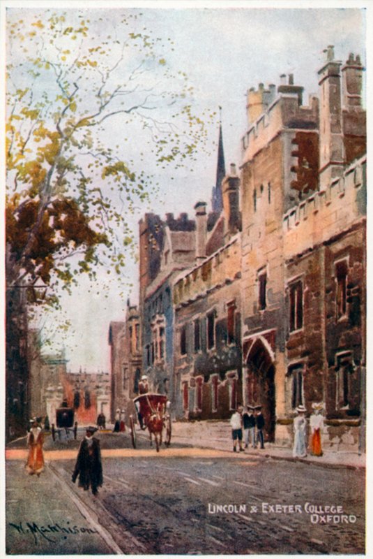 Lincoln och Exeter College av William Matthison