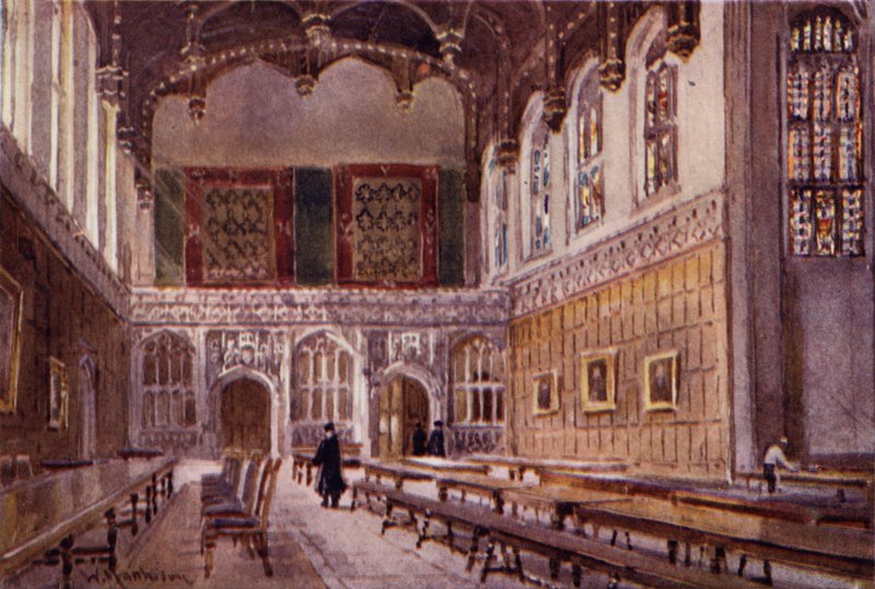 Hall of Kings College av William Matthison
