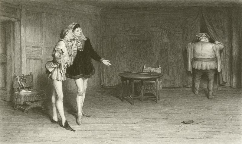 Prins Henry Poins och Falstaff av William Quiller Orchardson