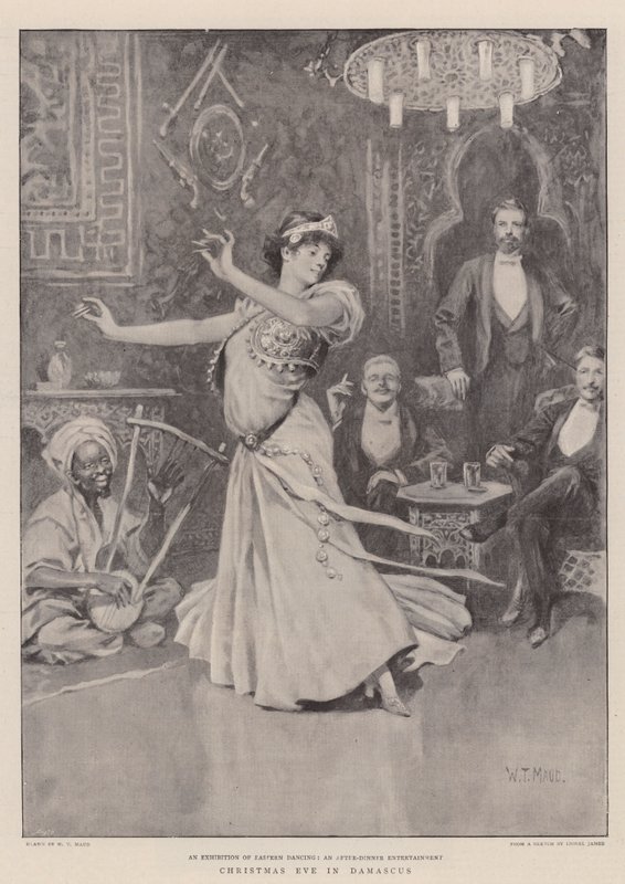 Julafton i Damaskus (litho) av William T. Maud