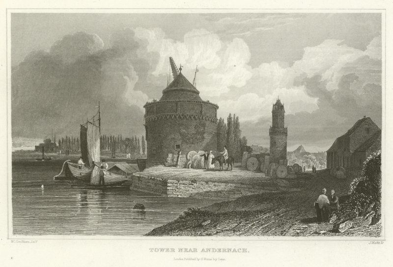 Torn nära Andernach av William Tombleson