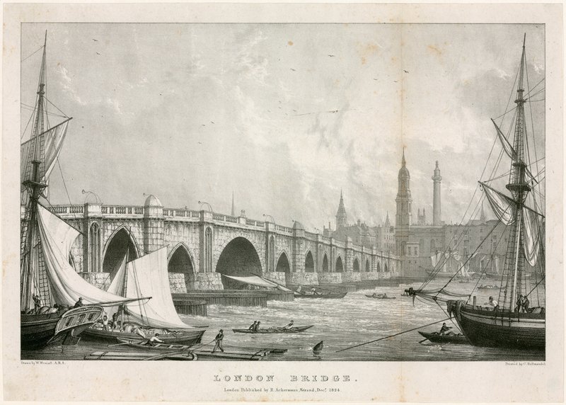 London Bridge av William Westall