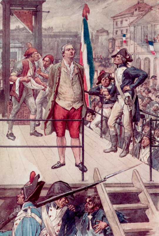 Avrättning av kung Ludvig XVI av William after Rainey