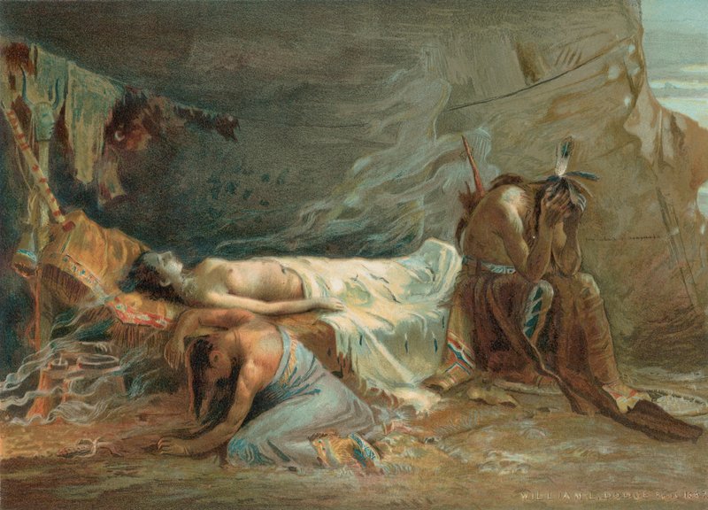 Minnehahas död av William de Leftwich Dodge