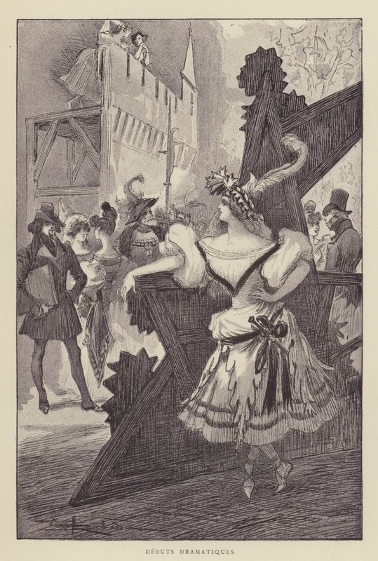 Debuterar Dramatiques av after Albert Robida
